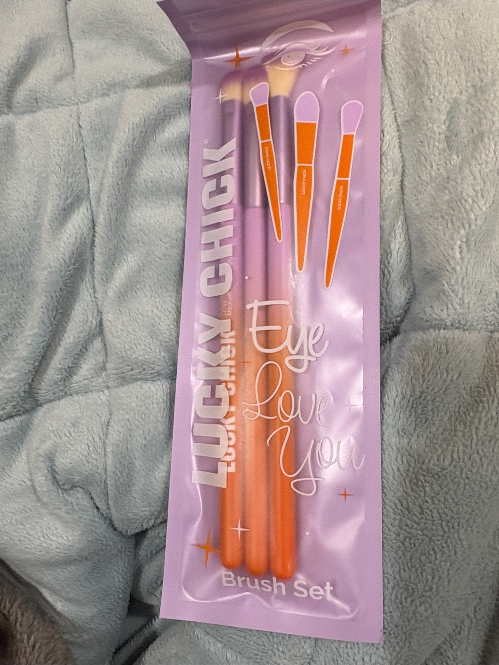 Lucky Chick Orange Eye Brush Set